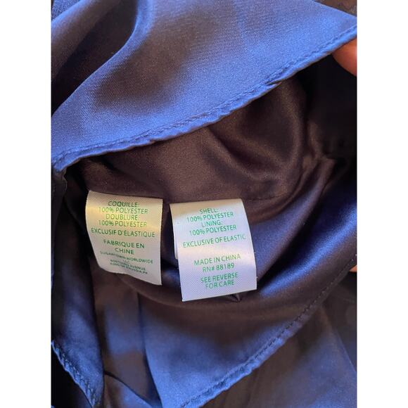 Lilly Pulitzer Navy Jacquard Long Sleeve Smocked Waist Mini Dress 12 - Picture 12 of 12